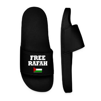 Free rafah - Männer Badelatschen - Schwarz - Vorne