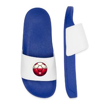 Football polonais - Claquettes Homme - bleu roi - Devant