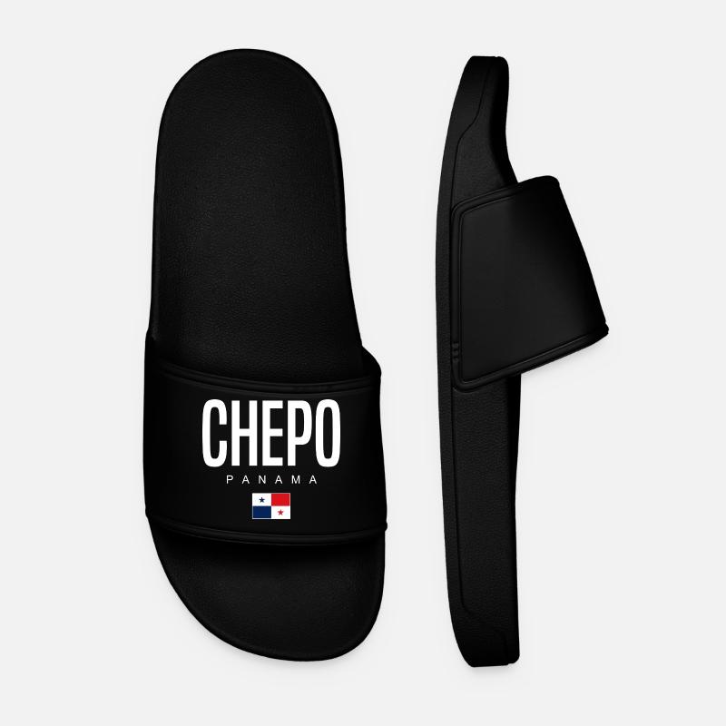 Chepo Panama Panamaer - Männer Badelatschen - Schwarz