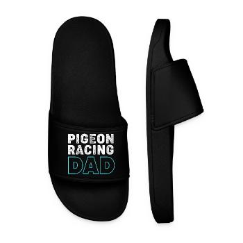 Course de pigeons Pigeons - Claquettes Homme - noir - Devant