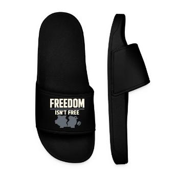 Self-employed freelancer Steuerhumor 1099 Life - Men’s Pool Sliders - black - Front