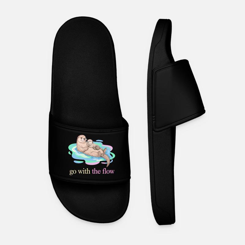 Go With the Flow Otter Duo - Men’s Pool Sliders - black
