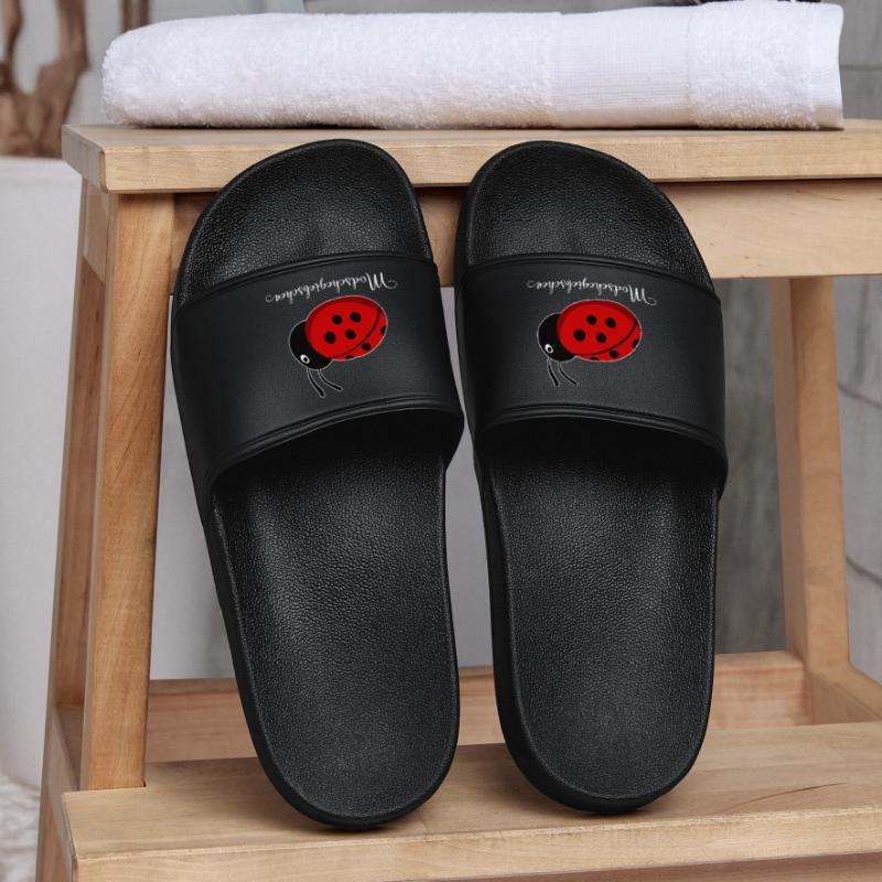 Modschegiebchen Ladybug Saxon Gift Idea Men’s Pool Sliders
