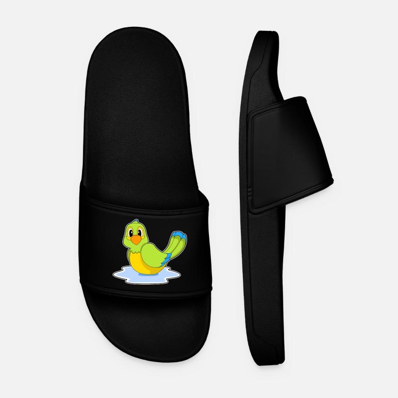 Perroquet nageant - Claquettes Homme - noir