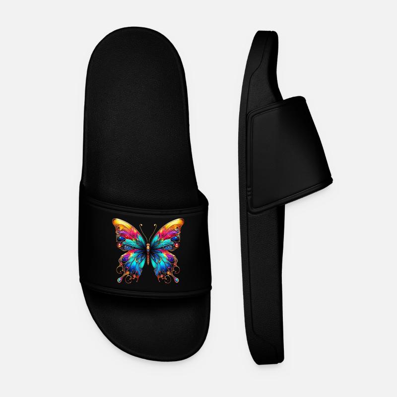 Papillon - Claquettes Homme - noir