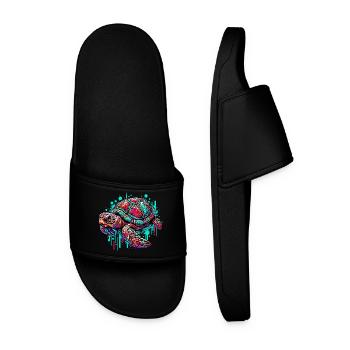 Tortue - Claquettes Homme - noir - Devant