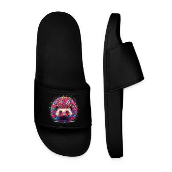Hedgehog - Men’s Pool Sliders - black - Front