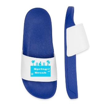 spring break bleu clair - Claquettes Homme - bleu roi - Devant