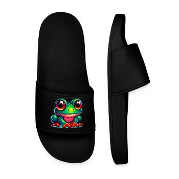 Grenouille - Claquettes Homme - noir - Devant