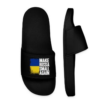 Rendre la Russie à nouveau petite - Claquettes Homme - noir - Devant