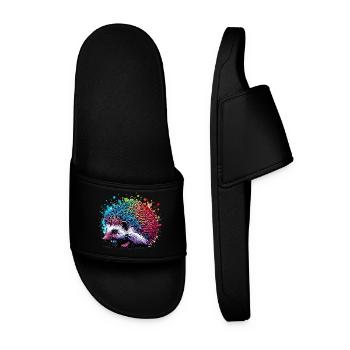 Hedgehog - Men’s Pool Sliders - black - Front