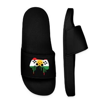 Drapeau de jeu kurde - Claquettes Homme - noir - Devant