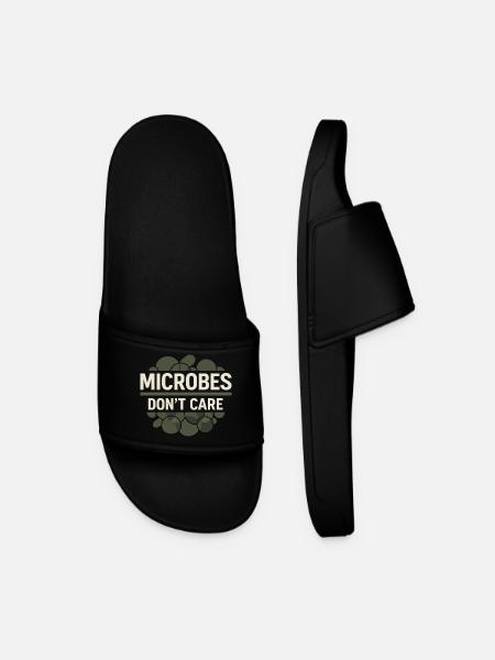 microbiology - Men’s Pool Sliders - black