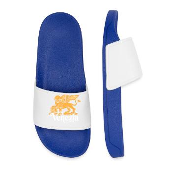 Venise Vénétie Italie Lion Gonfalon Serenissima - Claquettes Homme - bleu roi - Devant