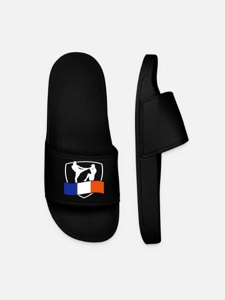 arts martiaux - Claquettes Homme - noir
