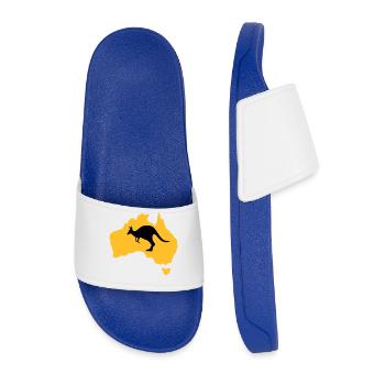 australia - Men’s Pool Sliders - royal blue - Front