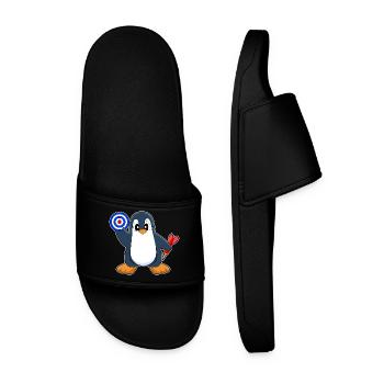 Cible de fléchettes Penguin Dart - Claquettes Homme - noir - Devant