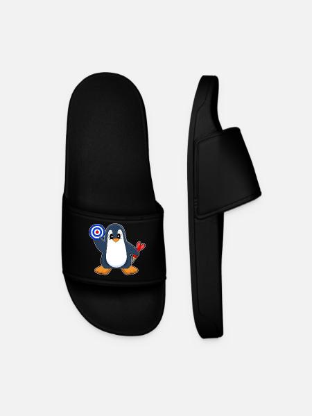 Cible de fléchettes Penguin Dart - Claquettes Homme - noir