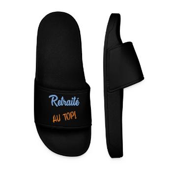 RETIREMENT - Men’s Pool Sliders - black - Front