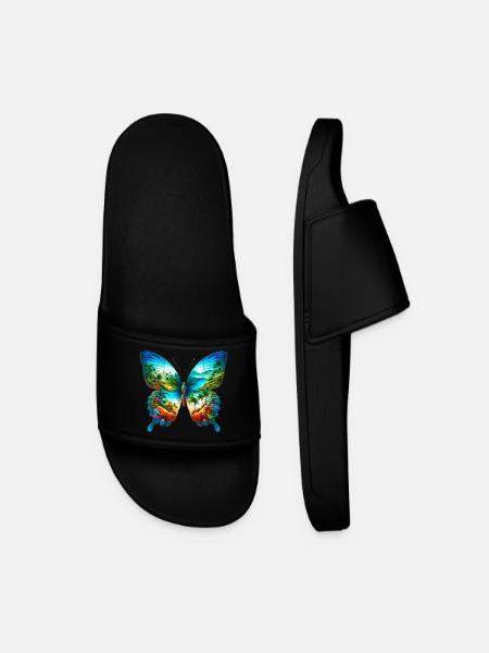 Butterfly - Men’s Pool Sliders - black