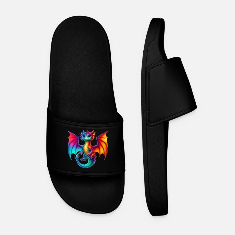 Dragon - Claquettes Homme - noir