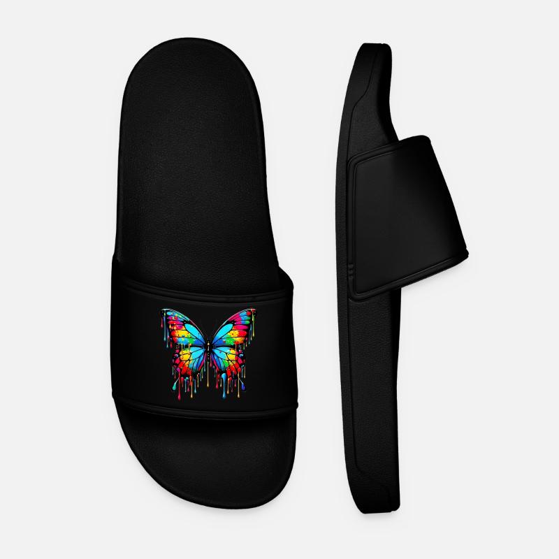 Papillon - Claquettes Homme - noir