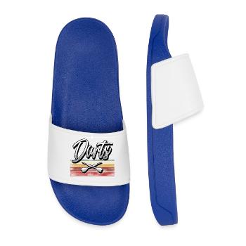 Fléchettes - Claquettes Homme - bleu roi - Devant