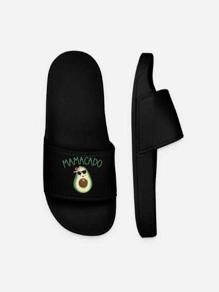 Mamacado Avocado Style - Men’s Pool Sliders - black
