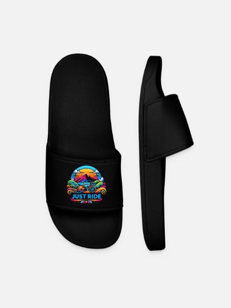 Just Ride Bicycle - Men’s Pool Sliders - black