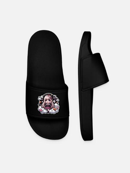 Fille vampire anime - Claquettes Homme - noir