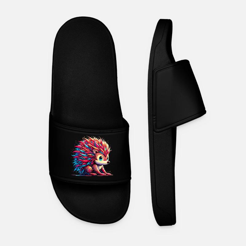 Hedgehog - Men’s Pool Sliders - black