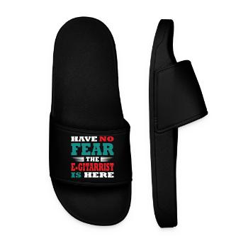 N’ayez crainte, l’E-Gitarrist est là Tenue - Claquettes Homme - noir - Devant