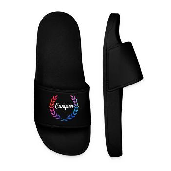 Camper Farblaurel Logo - Männer Badelatschen - Schwarz - Vorne