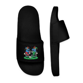 67 Six Seven Costume Carnaval Football Italie Mème - Claquettes Homme - noir - Devant