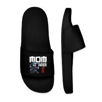 Maman de l’anniversaire Ninja Anniversaire Drôle - Claquettes Homme - noir - Devant