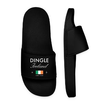 Dingle Ireland Coordinate Souvenir de voyage - Claquettes Homme - noir - Devant