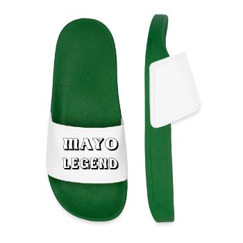 Mayo Legend – County Mayo Design - Männer Badelatschen - Dunkelgrün - Vorne