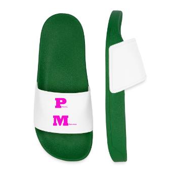 PonyMom rose - Claquettes Homme - vert foncé - Devant