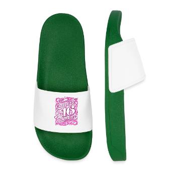 Sweet 16 ans et anniversaire fabuleux - Claquettes Homme - vert foncé - Devant