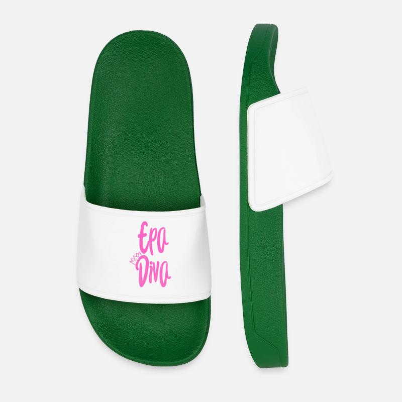 EPA-Diva - Männer Badelatschen - Dunkelgrün