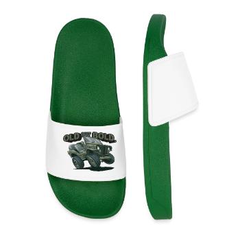 Willys MB – Old but Bold | RCCX - Men’s Pool Sliders - dark green - Front
