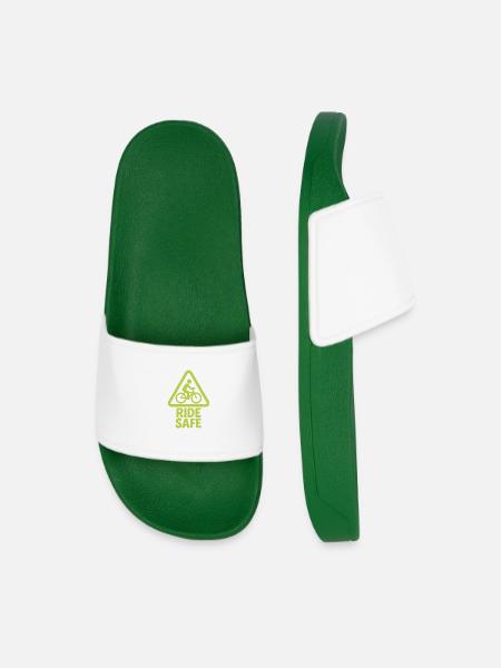 Ride Safe - Men’s Pool Sliders - dark green