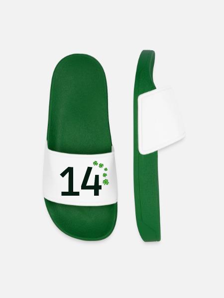 14 - Men’s Pool Sliders - dark green