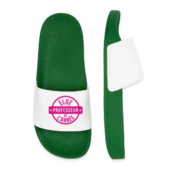 Élue Professeur de l'Année : Lauréate de l'EN ! - Claquettes Homme - vert foncé - Devant
