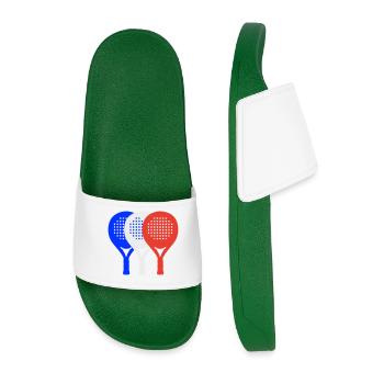 Padel-France2 - Claquettes Homme - vert foncé - Devant