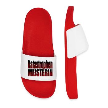 Maître des catastrophes - Claquettes Homme - rouge - Devant