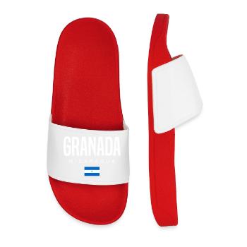 Grenade Nicaragua Nicaraguayens - Claquettes Homme - rouge - Devant