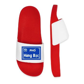 silberstraase in hanoi Vietnam  - Männer Badelatschen - Rot - Vorne