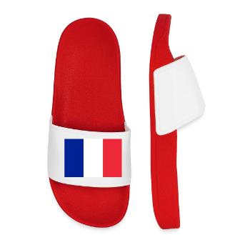 France - Men’s Pool Sliders - red - Front