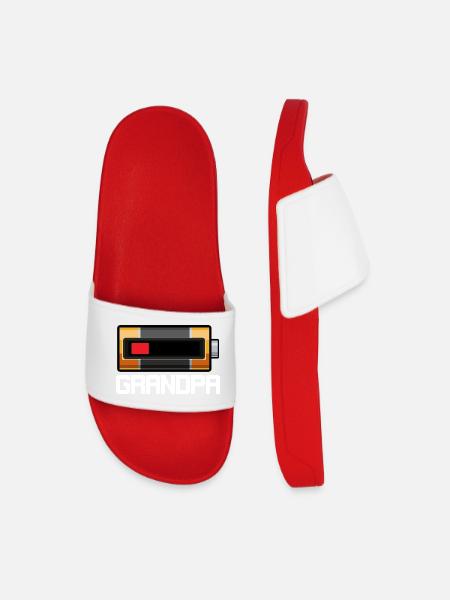Retro Pixel Camera Gadget - Men’s Pool Sliders - red